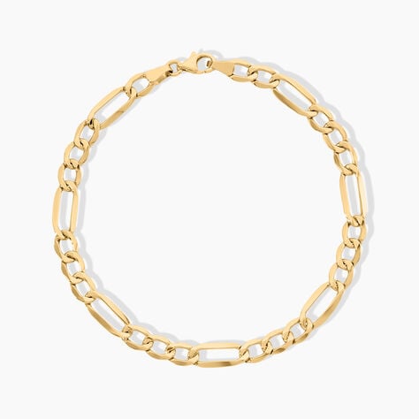 Bracelet Cameo Argent Dor&eacute; A L'Or 750/1000 - Bijoux sans pierre Femme | Histoire d&rsquo;Or
