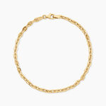 Bracelet Wynter Argent Dor&eacute; A L'Or 750/1000 - Bijoux sans pierre Femme | Histoire d&rsquo;Or