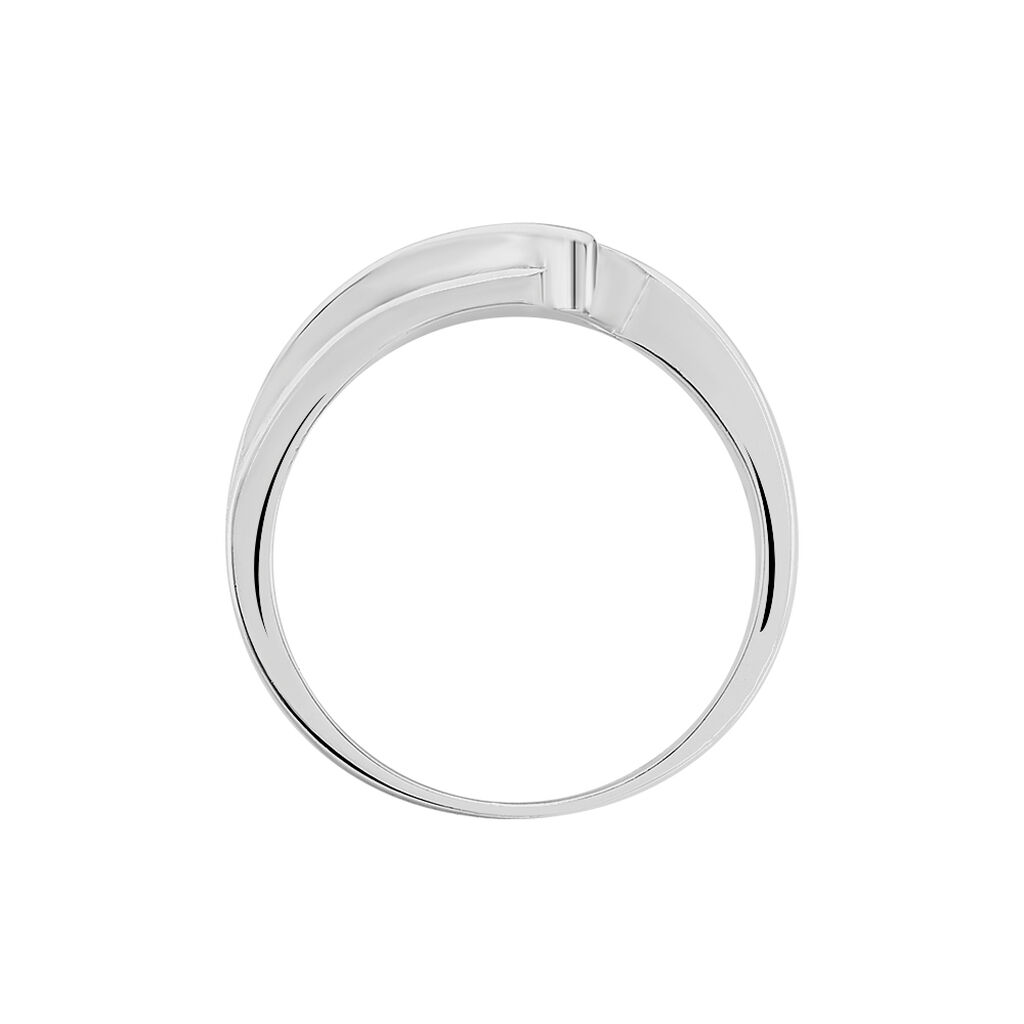 Bague Cascade Argent Blanc Oxyde De Zirconium - Bijoux Femme | Histoire d&rsquo;Or