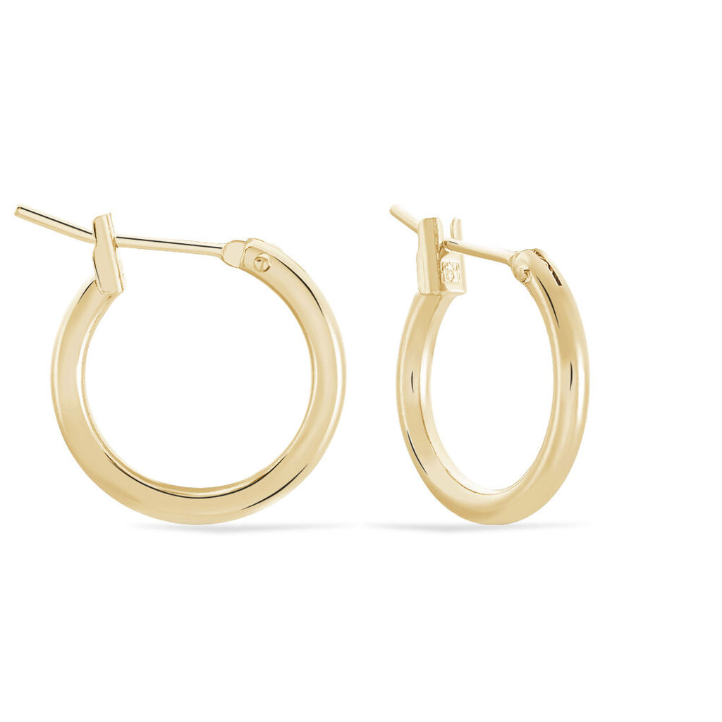 Cr&eacute;oles Ada Plaqu&eacute; Or Jaune - Boucles d'oreilles cr&eacute;oles Femme | Histoire d&rsquo;Or