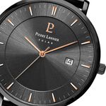 Montre Pierre Lannier Inti Noir - Montres solaires Homme | Histoire d&rsquo;Or
