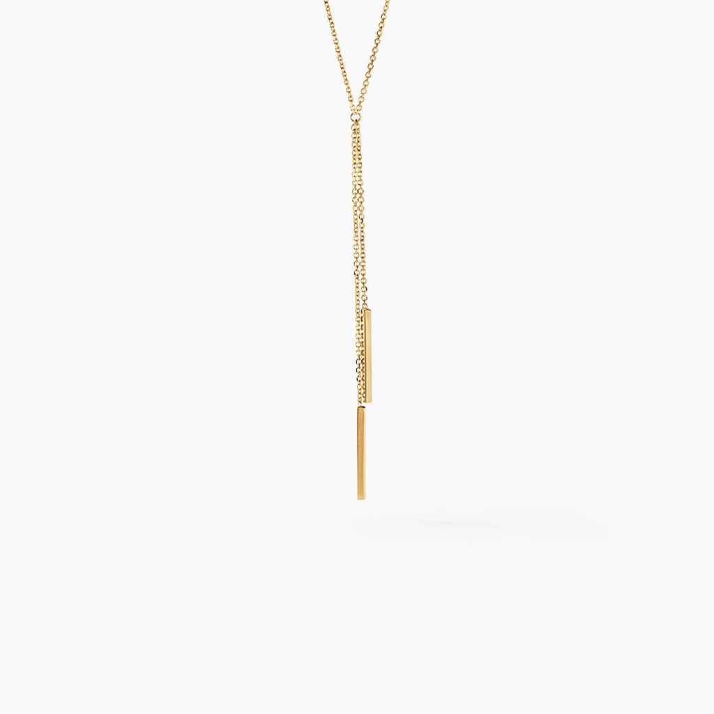 Collier Rain Or Jaune - Colliers doubles et triples cha&icirc;nes Femme | Histoire d&rsquo;Or