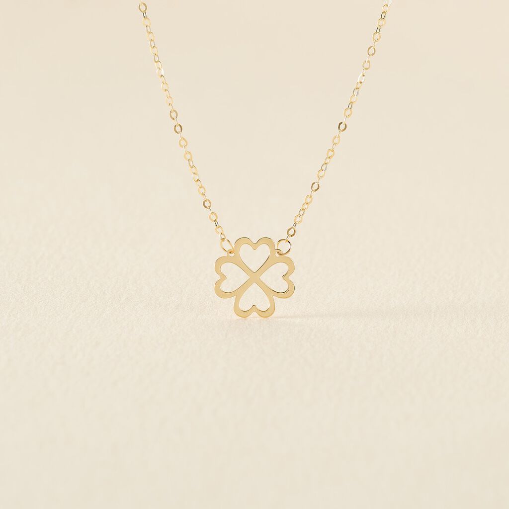 Collier Aquilegia Or Jaune - Colliers Femme | Histoire d’Or