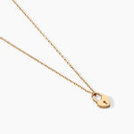 Collier Forever Plaqu&eacute; Or Jaune - Colliers Femme | Histoire d&rsquo;Or
