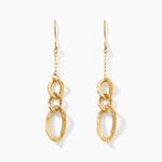Boucles D'oreilles Pendantes Oralee Or Jaune - Boucles d'oreilles pendantes Femme | Histoire d&rsquo;Or