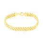 Bracelet Jerry Maille Corde 3 Rangs Or Jaune