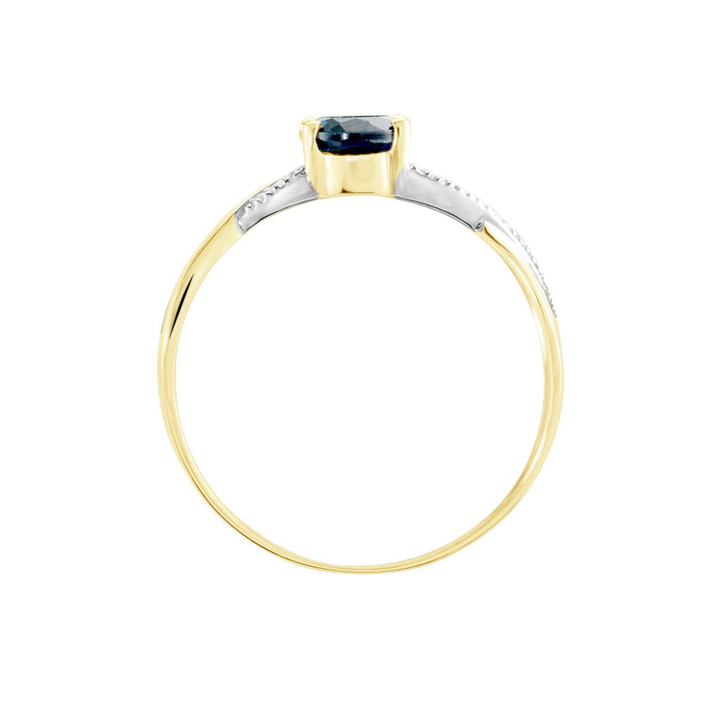 Bague Or Jaune Candice Topaze - Bagues solitaires Femme | Histoire d’Or