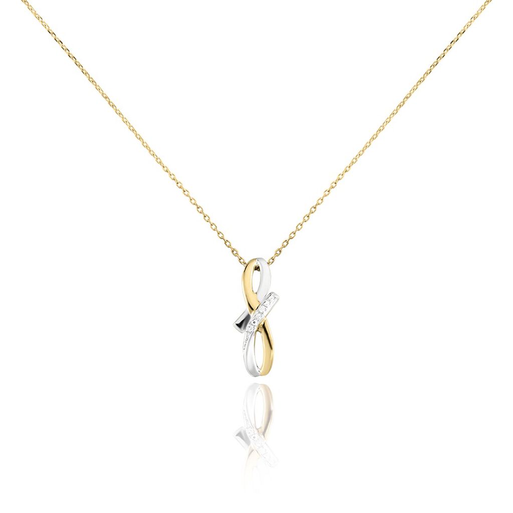 Collier Soukayna Or Bicolore Diamant - Colliers Femme | Histoire d’Or