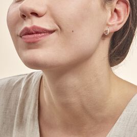 Boucles D'oreilles Puces Goccie Or Jaune Diamant - Clous d'oreilles Femme | Histoire d’Or