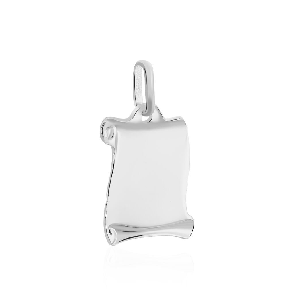 Pendentif Zodiaque Parchemin Argent Blanc - Pendentifs Zodiaque Famille | Histoire d’Or