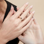 Bague Midnight Royalty Plaqu&eacute; Or Jaune Pierre De Synth&egrave;se - Bagues avec pierre Femme | Histoire d&rsquo;Or