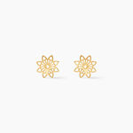 Boucles D'Oreilles Puces Albiorica Argent Dor&eacute; A L'Or 750/1000 - Boucles d'oreilles fantaisie Femme | Histoire d&rsquo;Or