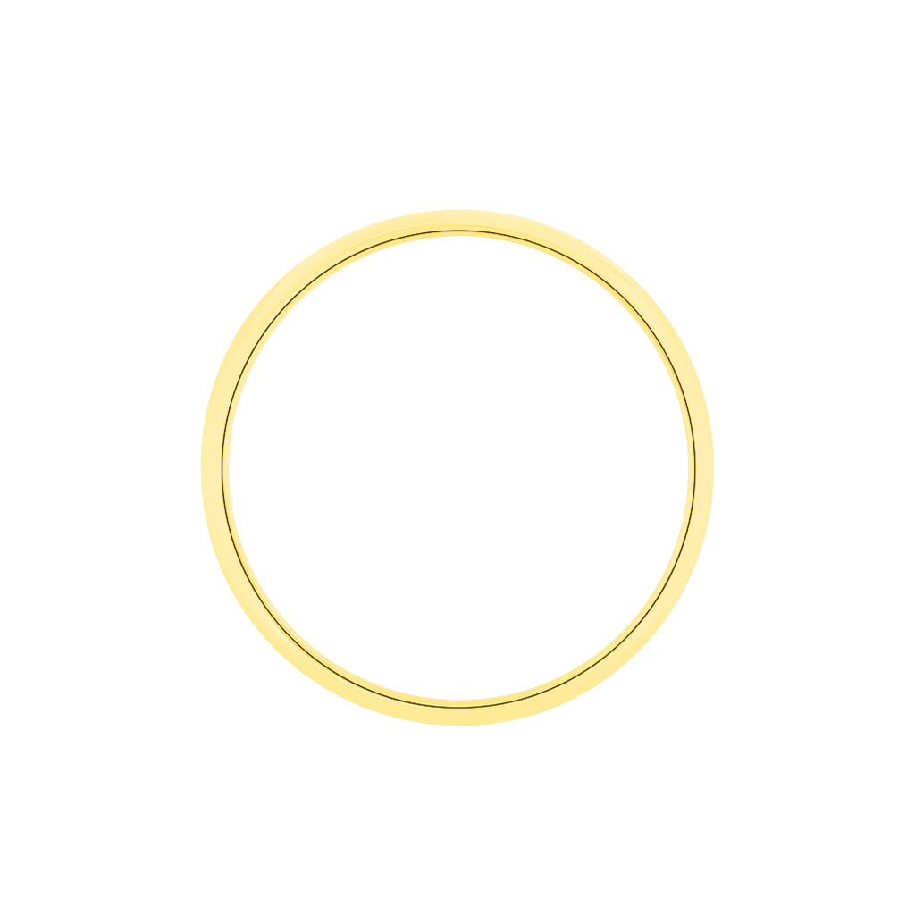 Alliance Aphroditia Demi Jonc Bombe Or Jaune - Alliances Famille | Histoire d’Or