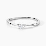 Bague Solitaire Aphrodite Platine Blanc Diamant - Bagues solitaires Femme | Histoire d&rsquo;Or