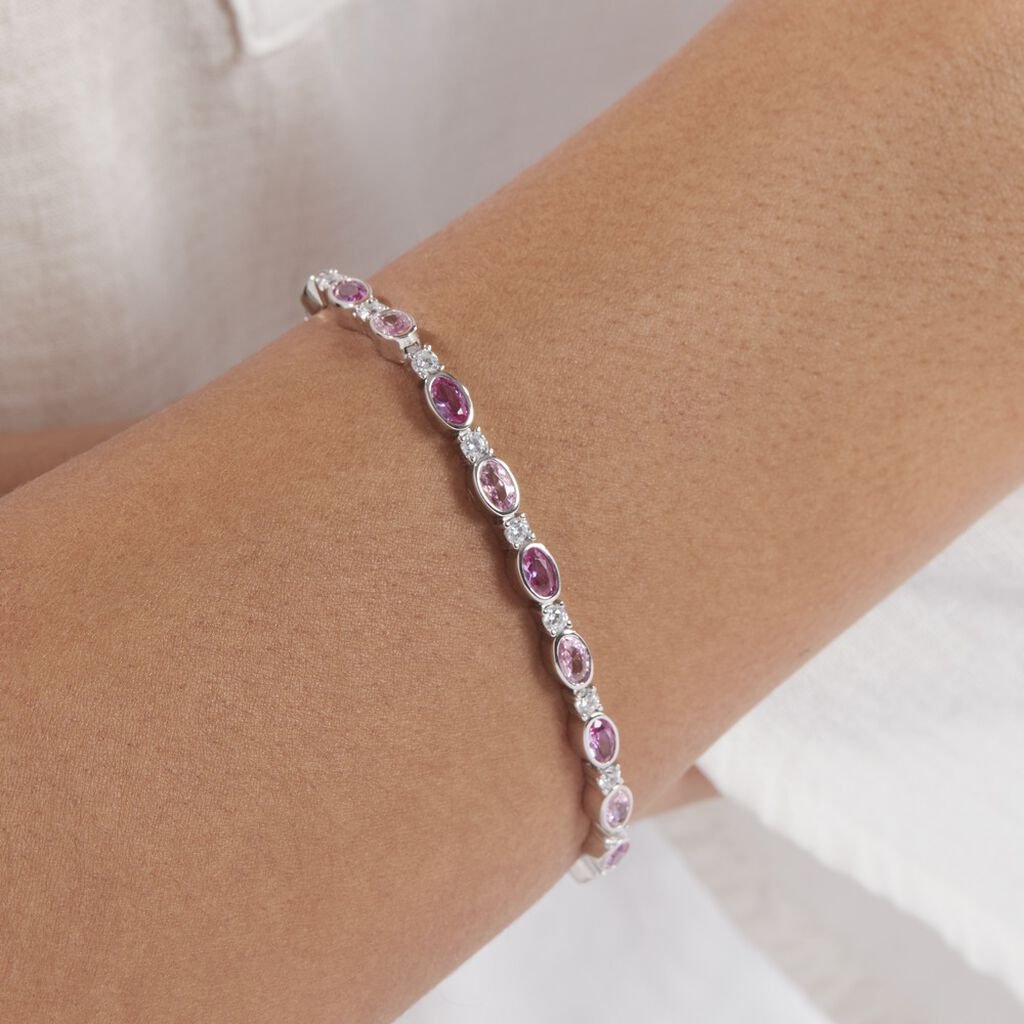 Bracelet Brielle Argent Blanc Oxyde De Zirconium - Bracelets Femme | Histoire d’Or