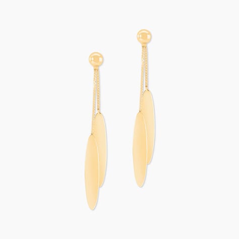 Boucles D'oreilles Pendantes Leeann Or Jaune - Boucles d'oreilles pendantes Femme | Histoire d&rsquo;Or