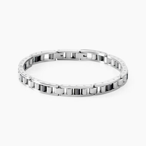 Bracelet Jourdan Acier Blanc - Bracelets Homme | Histoire d&rsquo;Or