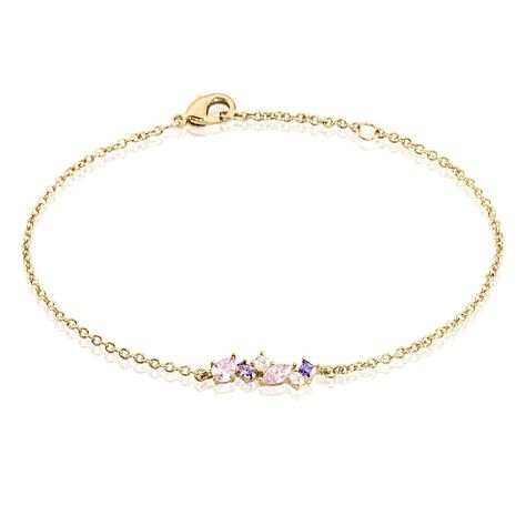 Bracelet Plaqué Or Eliina Oxyde De Zirconium - Bracelets fantaisie Femme | Histoire d’Or