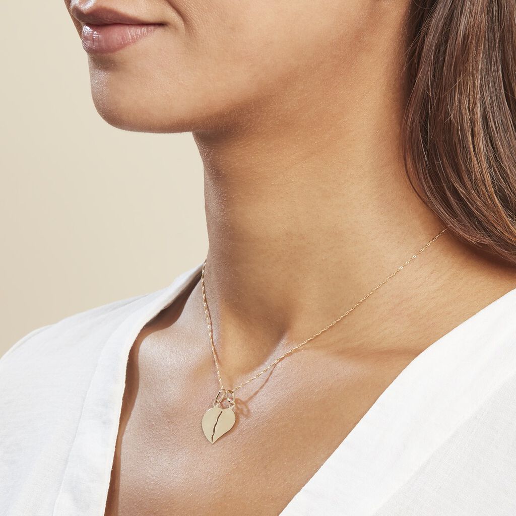Pendentif Eudocie Or Jaune - Pendentifs Coeur Famille | Histoire d’Or