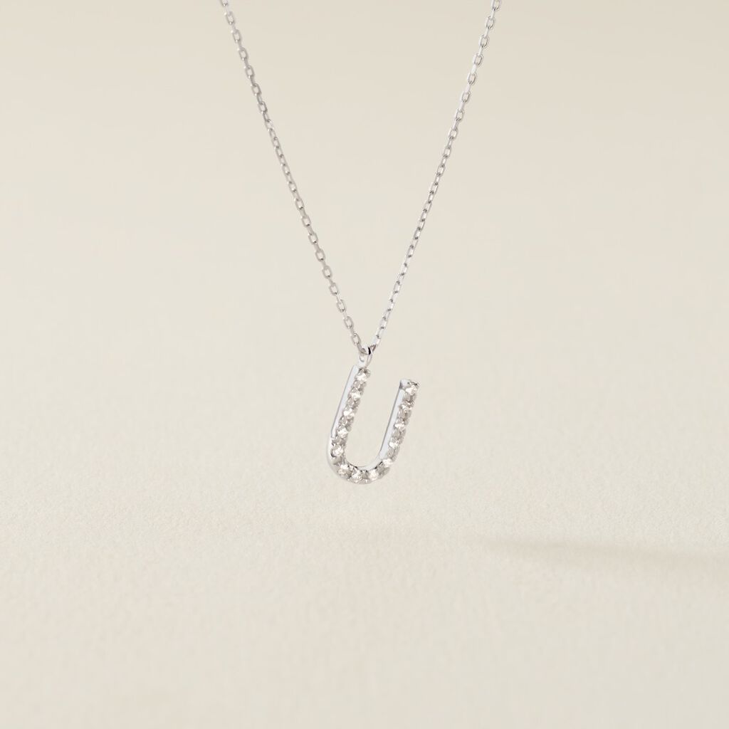Collier Oran Or Blanc Diamant - Colliers Femme | Histoire d’Or
