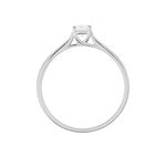 Bague Solitaire Victoria Or Blanc Diamant - Bagues solitaires Femme | Histoire d&rsquo;Or