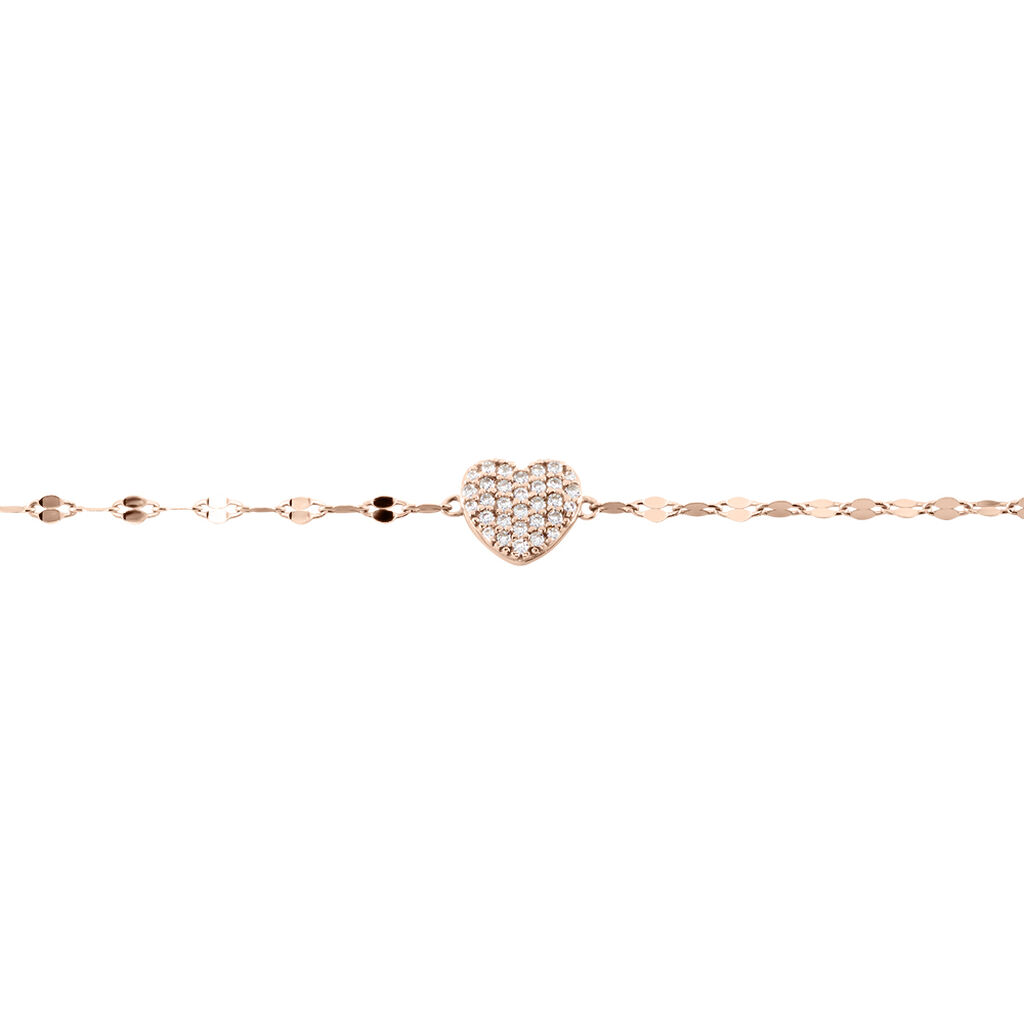 Bracelet Argent Rose Varinia Oxydes De Zirconium - Bracelets fantaisie Femme | Histoire d’Or