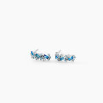 Cr&eacute;oles Rio Argent Blanc Oxyde De Zirconium - Boucles d'oreilles cr&eacute;oles Femme | Histoire d&rsquo;Or