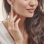 Boucles D'oreilles Pendantes Dolores Argent  Perle De Culture Et Oxyde - Boucles d'oreilles fantaisie Femme | Histoire d&rsquo;Or