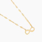Collier Aulnie Argent Dor&eacute; A L'Or 750/1000 - F&ecirc;te des m&egrave;res Femme | Histoire d&rsquo;Or