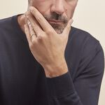 Alliance Cesarius Ruban Plat Or Bicolore - Alliances Unisex | Histoire d&rsquo;Or