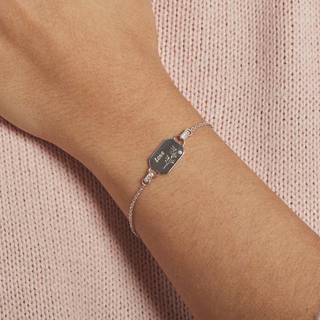 Bracelet Lenus Argent Oxydes De Zirconium - Bracelets Femme | Histoire d’Or