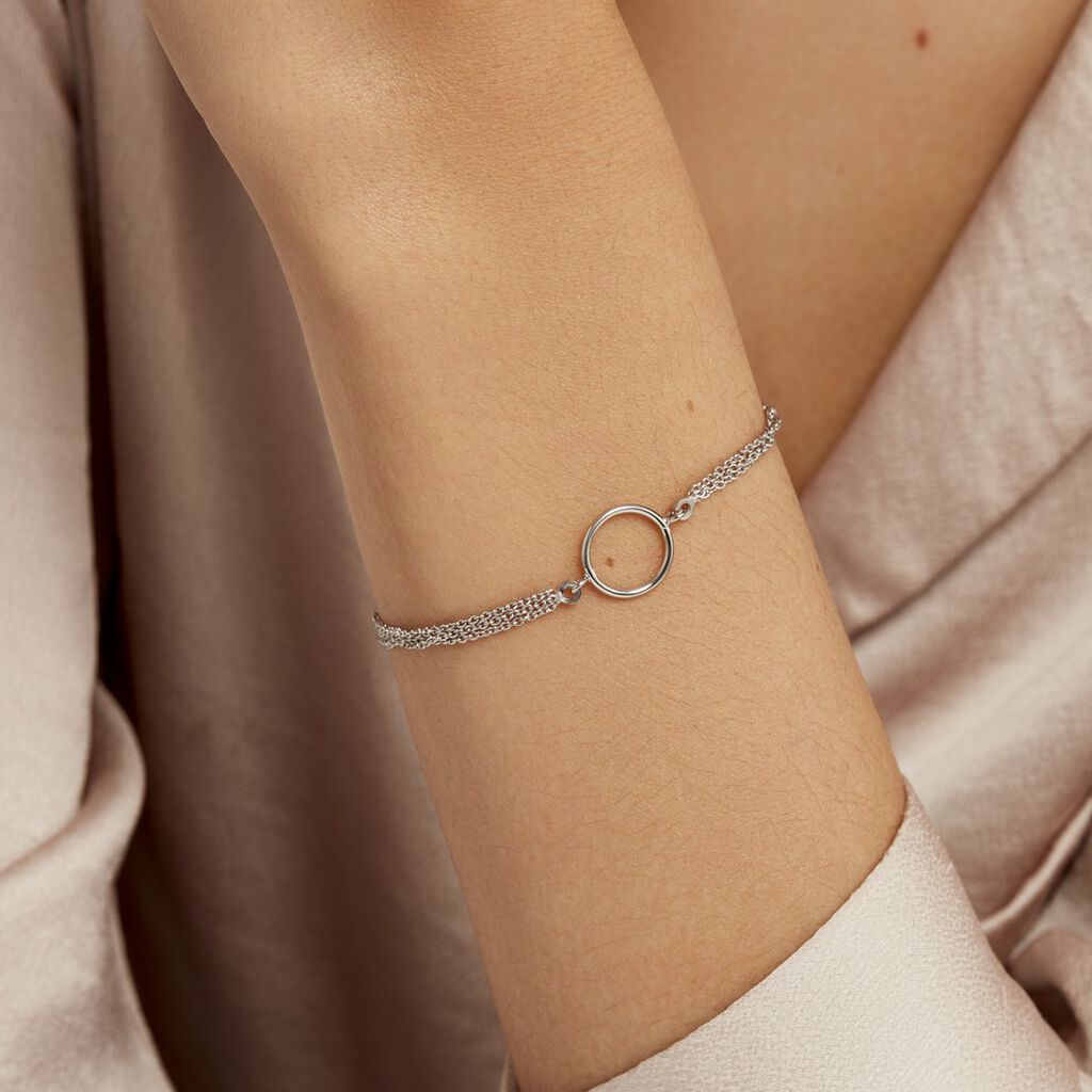 Bracelet Kaelly Argent Blanc - Bracelets Femme | Histoire d’Or