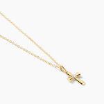 Collier Cobeia Or Jaune Oxyde De Zirconium - Id&eacute;es cadeaux Femme | Histoire d&rsquo;Or