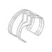 Bracelet Jonc Adel Acier Blanc - Bracelets fantaisie Femme | Histoire d’Or
