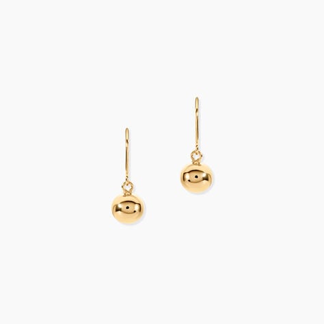 Boucles D'oreilles Pendantes Fidelia Boules Or Jaune - Boucles d'oreilles pendantes Femme | Histoire d&rsquo;Or