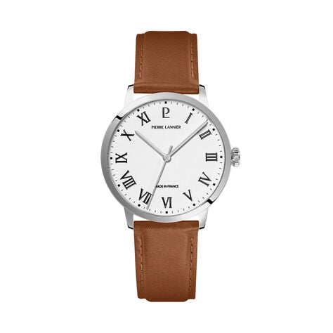 Montre Pierre Lannier Lannier Interval Blanc - Montres Homme | Histoire d&rsquo;Or