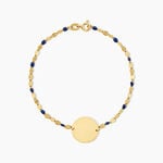 Bracelet Basteria Argent Dor&eacute; A L'Or 750/1000 - Bijoux sans pierre Femme | Histoire d&rsquo;Or