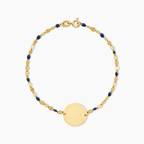 Bracelet Basteria Argent Dor&eacute; A L'Or 750/1000 - Bijoux sans pierre Femme | Histoire d&rsquo;Or