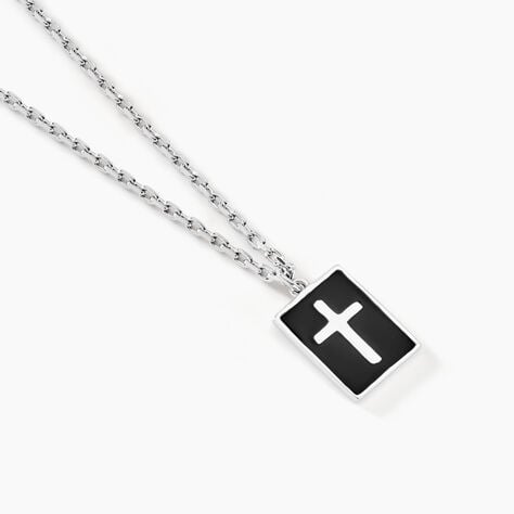 Collier Romaji Argent Blanc - Colliers fantaisie Homme | Histoire d’Or