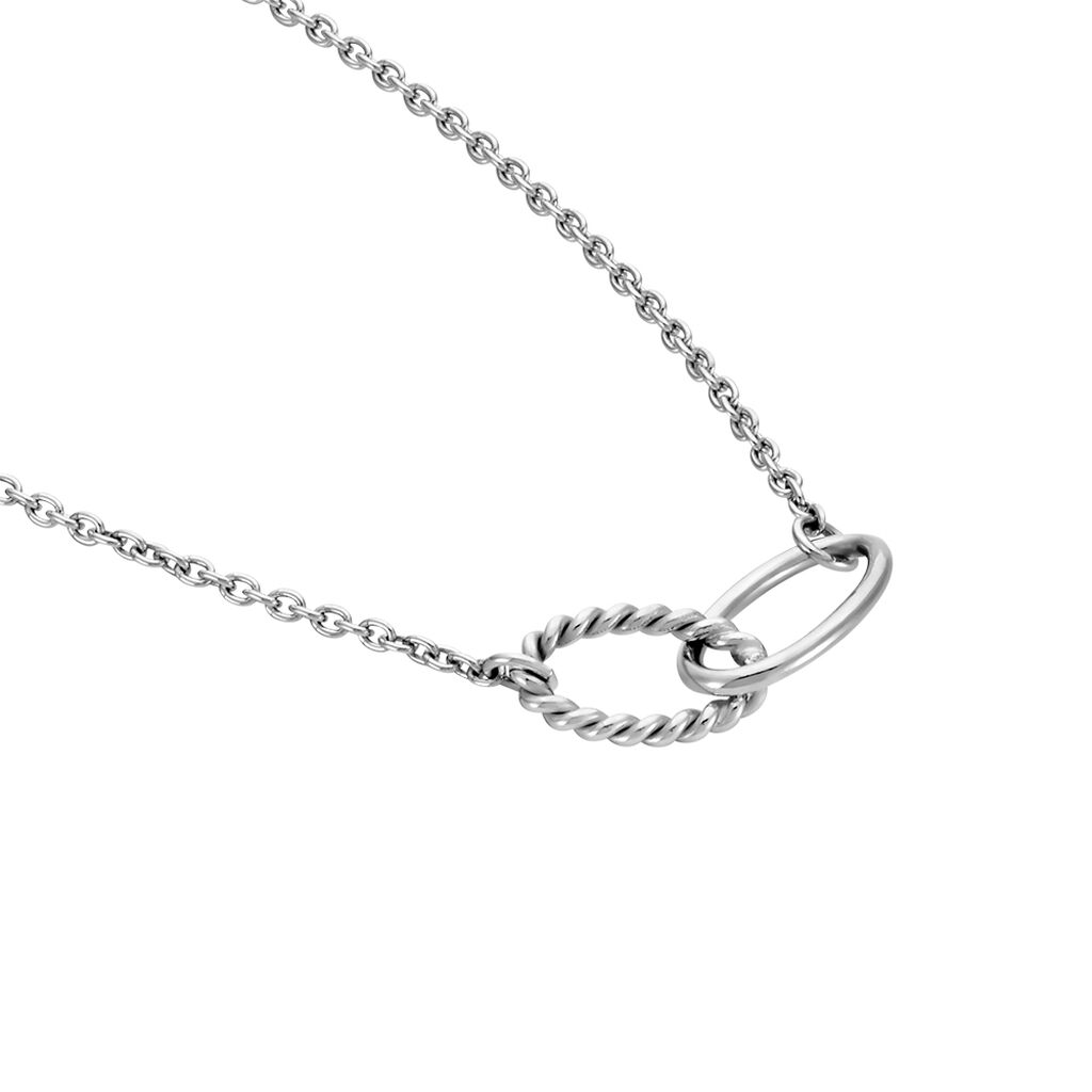 Collier Cherise Argent Blanc - Colliers fantaisie Femme | Histoire d&rsquo;Or