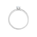 Bague Solitaire Flora Or Blanc Diamant - Bagues solitaires Femme | Histoire d&rsquo;Or