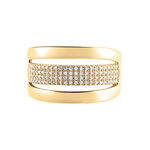 Bague Adelicia Plaqu&eacute; Or Jaune Oxyde De Zirconium - Bagues avec pierre Femme | Histoire d&rsquo;Or