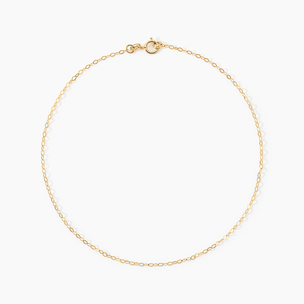 Cha&icirc;ne De Cheville Fiorbes Or Jaune - Cha&icirc;nes de cheville Femme | Histoire d&rsquo;Or
