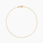 Cha&icirc;ne De Cheville Fiorbes Or Jaune - Cha&icirc;nes de cheville Femme | Histoire d&rsquo;Or