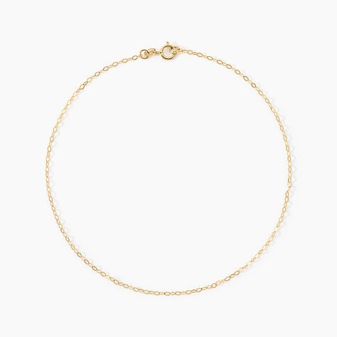 Cha&icirc;ne De Cheville Fiorbes Or Jaune - Cha&icirc;nes de cheville Femme | Histoire d&rsquo;Or