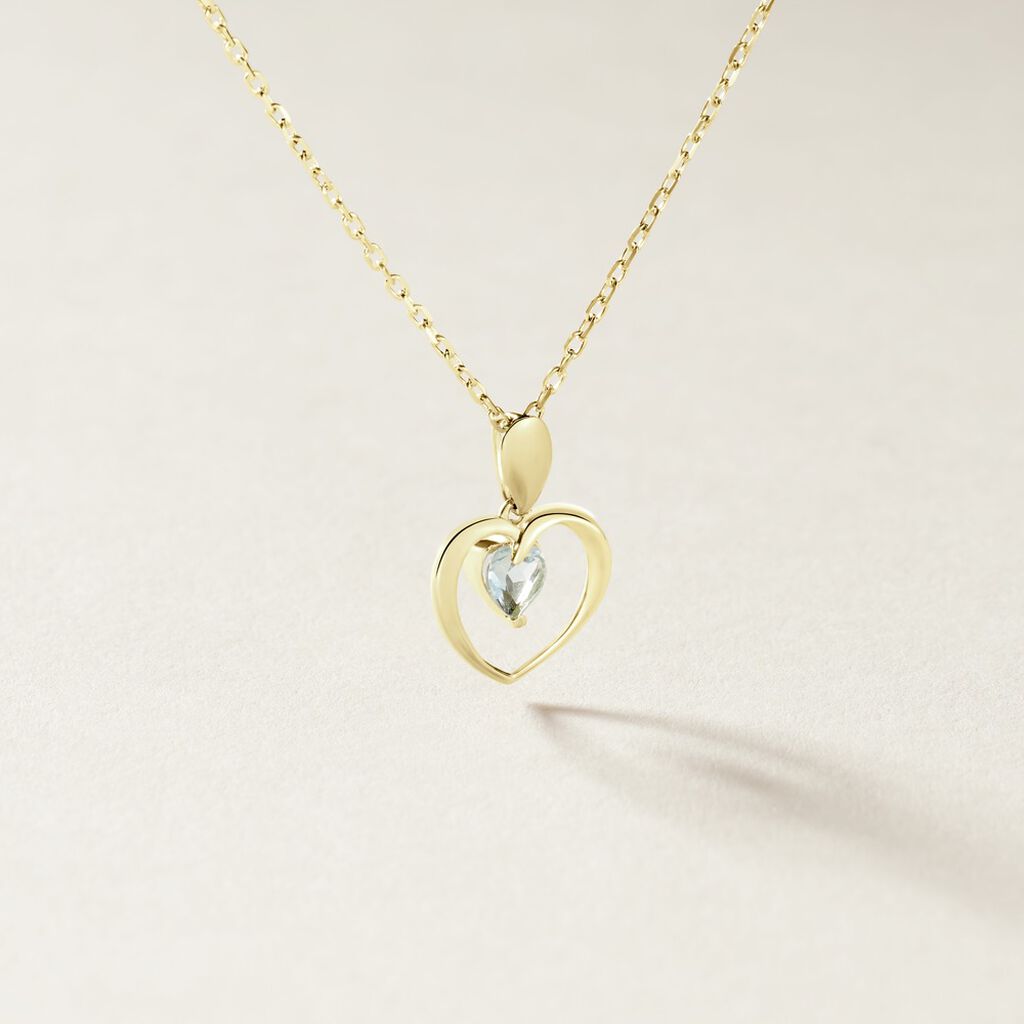 Pendentif Or Jaune Gurvan Topaze - Pendentifs Femme | Histoire d&rsquo;Or