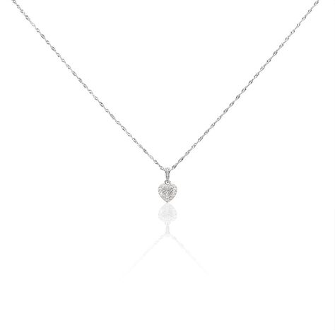 Collier Argent Sido Oxydes De Zirconium - Colliers fantaisie Femme | Histoire d&rsquo;Or