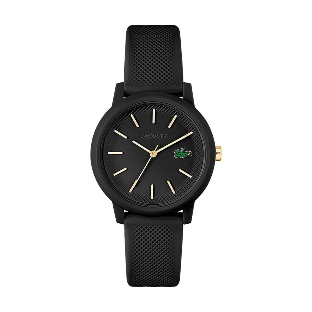 Montre Lacoste 12.12 Noir - Montres Femme | Histoire d&rsquo;Or
