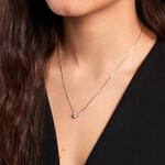 Collier Rio Argent Blanc Oxyde De Zirconium - Colliers fantaisie Femme | Histoire d&rsquo;Or