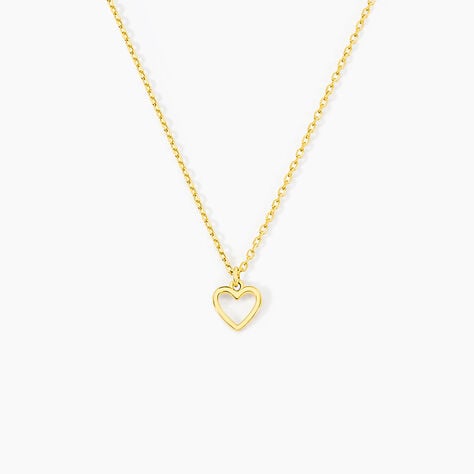 Collier Giulio Argent Jaune - Colliers fantaisie Femme | Histoire d&rsquo;Or